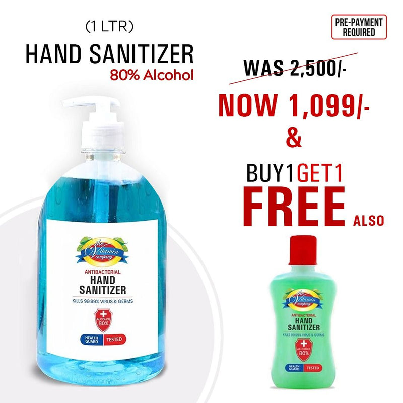 1 Ltr Original Hand Sanitizer 80% Alcohol Bundle Offer!
