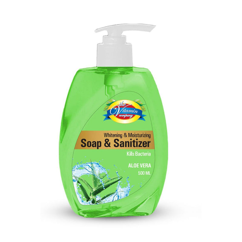 Aloe Vera Hand Soap & Sanitizer – 500 ml