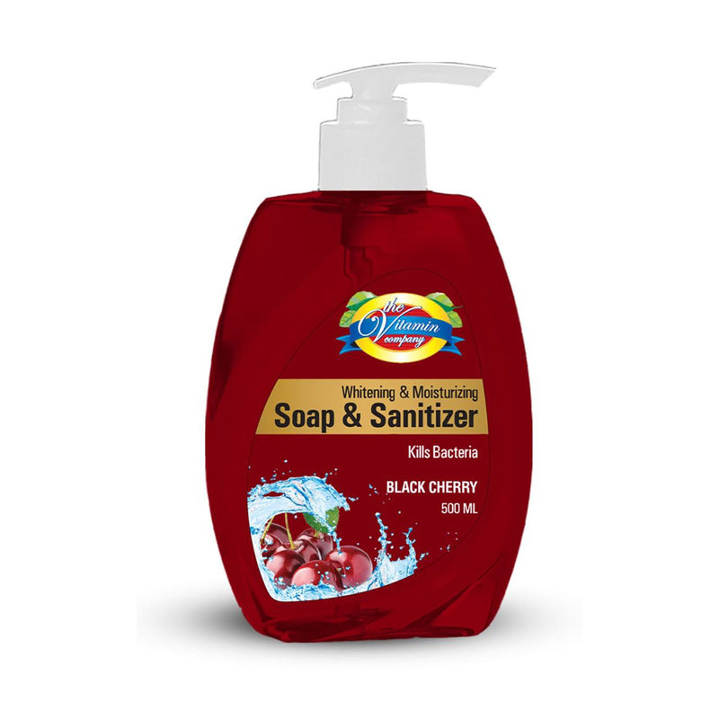 Black Cherry Hand Soap & Sanitizer – 500 ml
