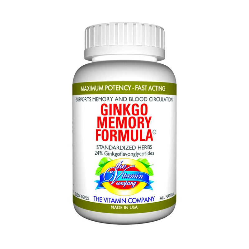 Ginkgo Memory Formula – 20 SOFT GELS
