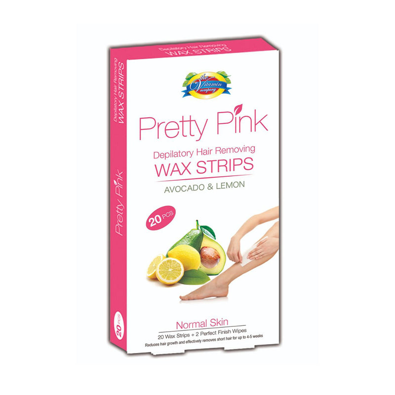 Pretty Pink- Lotus Avocado & Lemon (20 Wax Strips)