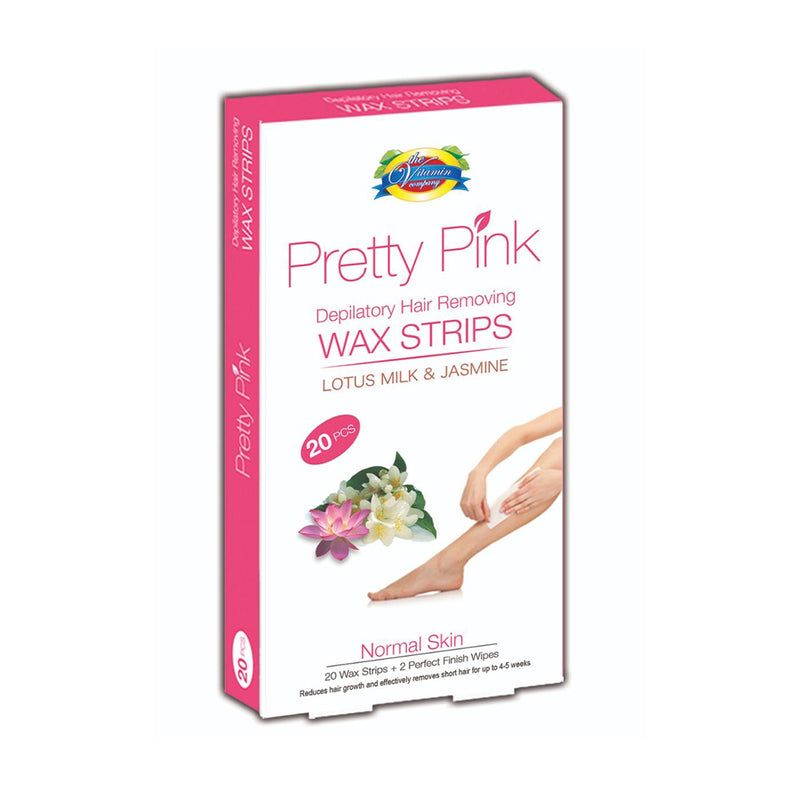 Pretty Pink – Lotus Milk & Jasmine (20 Wax Strips)