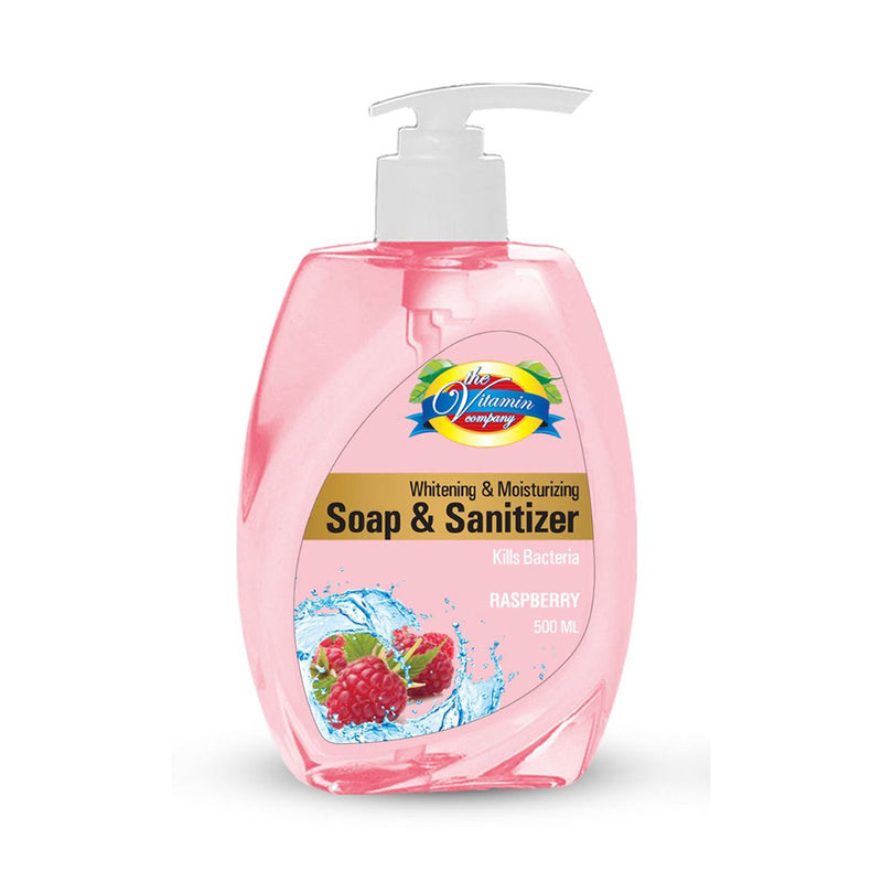 Raspberry Hand Soap & Sanitizer – 500 ml